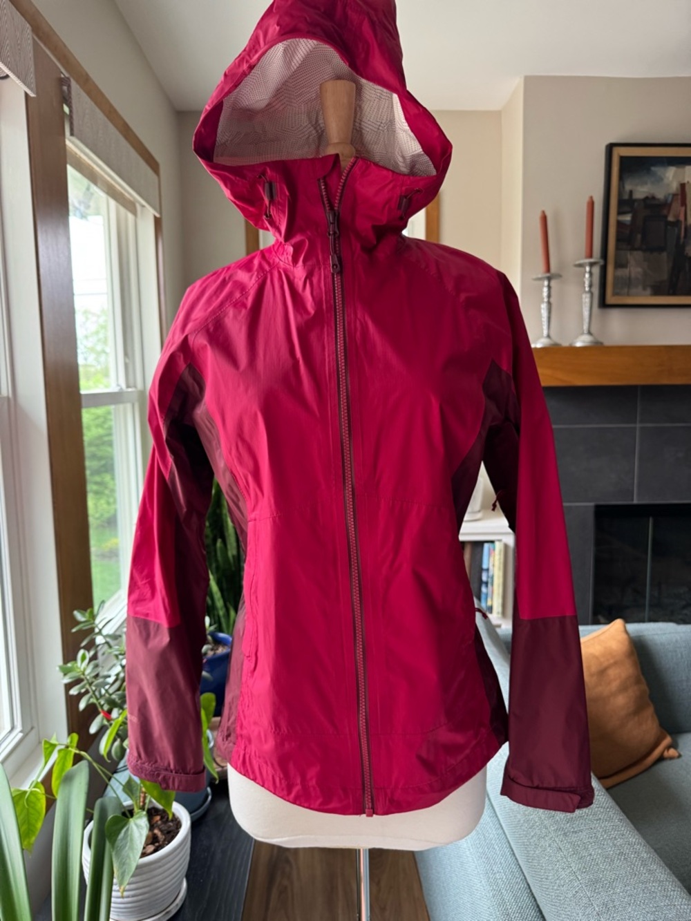 Mountain Hardware Women's Waterproof Hooded Jacket - Raspberry Pink